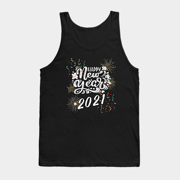 Happy New Year 2021 Tank Top by MIRO-07